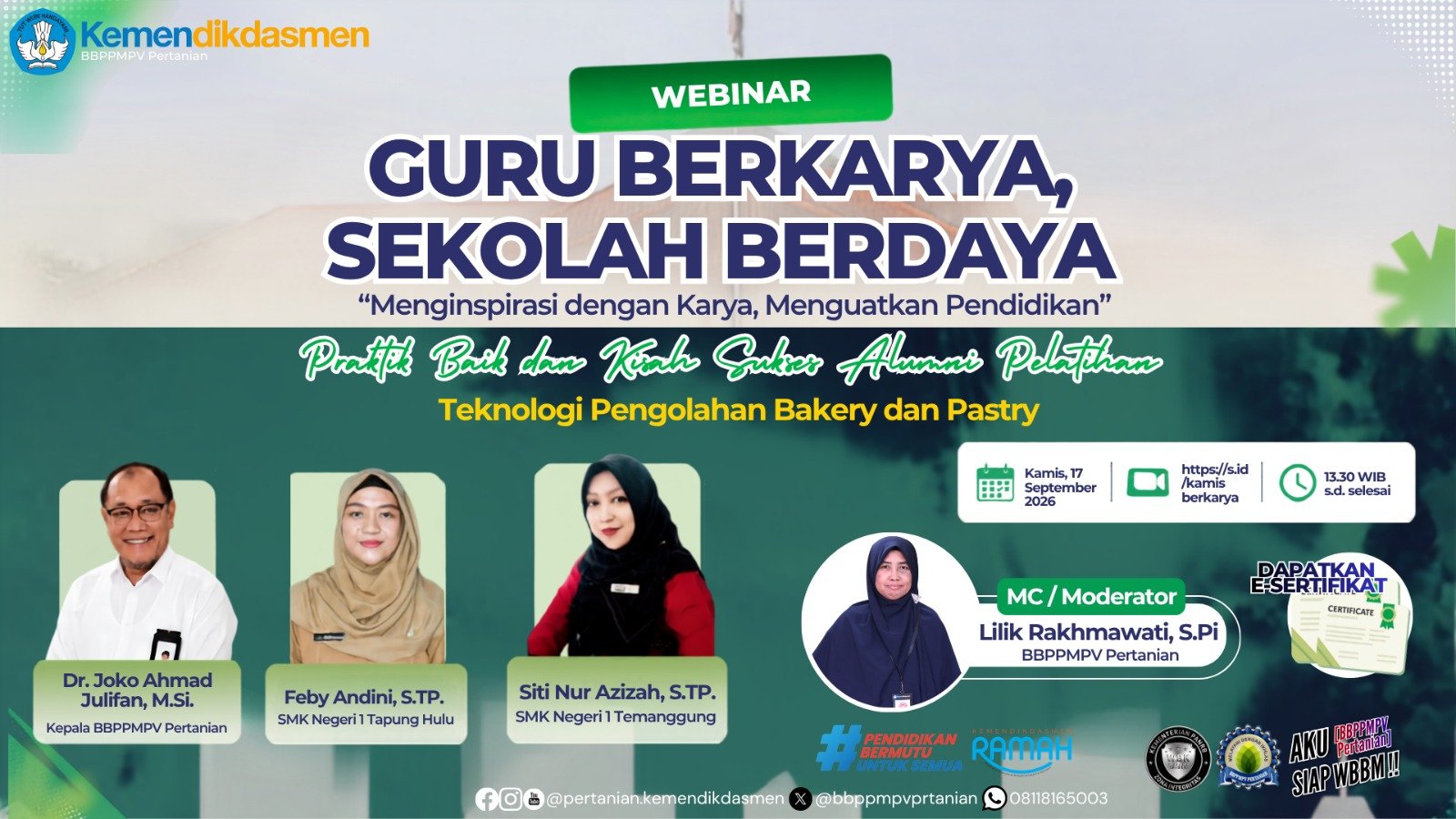 Webinar Guru Berkarya, Sekolah Berdaya